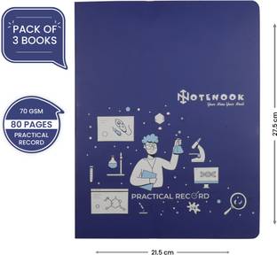NoteNook Practical Record Regular Notebook Ruled 80 Pages