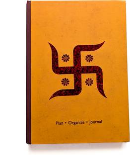 Doodle Monk Swastik - Undated Planner - Hardcase A5 Planner Designed 160 Pages