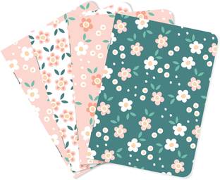 Raptech notebook Unique Stationery items, Easy to Carry, Plain Cute (Daisy Flower) A5 Diary UnRuled 240 Pages