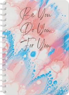 The Papier Ocean Undated Daily Productivity Tracker and Task Organizer A5 Planner/Organizer 80 GSM - 180 Lay Flat - Unique Twin Wiro Binding Design | To do List Ruled 160 Pages