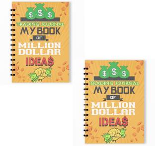 RINKON Stockmarket Trading Journal Notebook Day Trade Record Trader Tradingsetup A4 Note Book RULLED 120 Pages