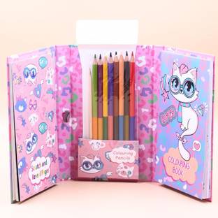 vworld Creative Colouring Books for Kids Gift to Children A3 Notebook Coloring book 30 Pages