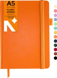 NEORAH - Dot Grid Journal Notebook - 110 GSM - Office Hardcover Notebook - A5 Notebook Dot Grid 160 Pages