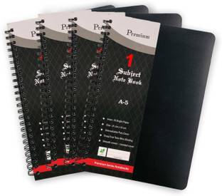 CuckooDiaries Corporate Notebook journels Single Rule Subject Spiral Binding PP Sheet Material A5 Diary Ruled 160 Pages