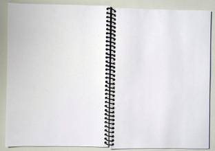 scruton spiral A4 Note Book plain 200 Pages