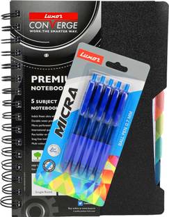 LUXOR Executive Regular Notebook Single Rule 300 Pages