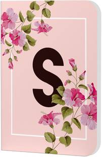 AccuPrints Initial S Premium Soft Bound Notebook A5 Diary Ruled 200 Pages