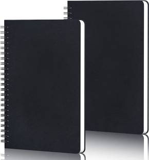 TWONE 2 Pack Spiral Notebook A5 Notebook Dotted 120 Pages