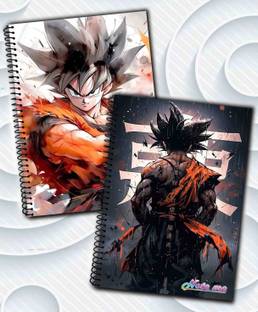 NOTEme Goku Power Mode Edition A5 Notebook Unruled 200 Pages
