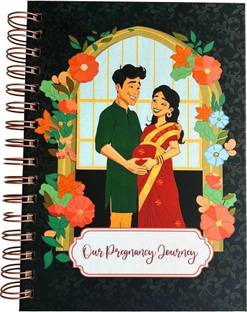 Bop Canvases Pregnancy Diary A5 Diary Printed 180 Pages