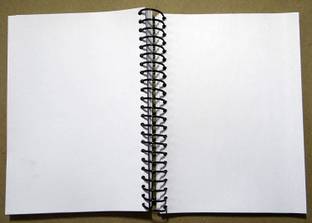 spiralhub NA A4 Notebook plain spiral answer writing booklet 70 gsm Premium quality(transparent cover ) 300 Pages