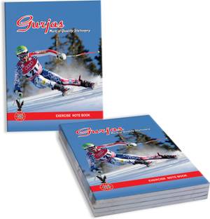 Gurjas Soft Bound Small Regular Notebook Ruled, Single Line 172 Pages