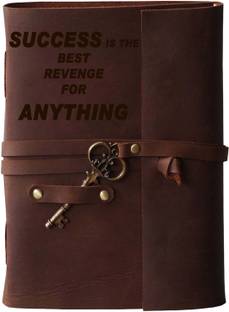 MAKENSTYLECOLLECTION Handmade Diary with Love Quotes on leather Cover A5 Diary Unruled 144 Pages