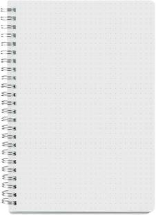 TWONE Spiral Dot Grid Notebook - A5 Bullet Dotted Journal A5 Notebook Dotted 80 Pages