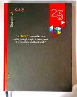 lakshmi products Hard Cover A5 Planner/Organizer unruled 380 Pages