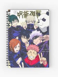 craft maniacs JUJUTSU KAISEN NOTEBOOKS A5 Notebook RULED 160 Pages