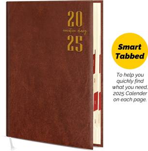 Abstract Collection B5 Regular Day Planner Diary with Smart Font Tab B5 Diary Single Rule With Bookmark Ribbon 365 Pages