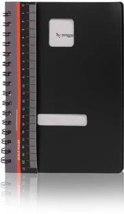 Pragya Elite Collection|Wire-O Notebook|(14.5x21 CM)|70 GSM|Strong Plastic Cover A5 Notebook Single Line 160 Pages