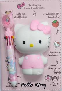 Naitik Hello Kitty 0203 A5 Diary RULED 80 Pages