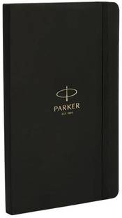 PARKER Notebook Black (Single Ruled) 192 Pages – 80GSM A5 Notebook Ruled 192 Pages