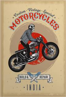 MOTOCUPID Motorcycles A5 Notebook plain 160 Pages