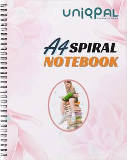 UNIQPAL SET OF 1 A4 Notebook Ruled 200 Pages