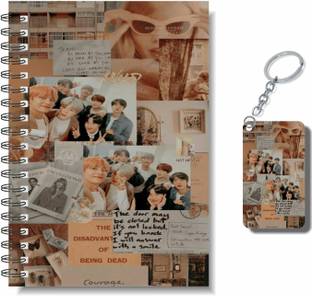 craft maniacs DIARY + KEYCHAIN COLLECTION A5 Gift Set RULED 160 Pages