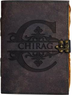 DI-KRAFT Handmade Classic Design Leather-C Printed Diary A5 Diary Unruled 200 Pages