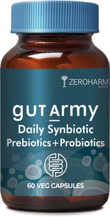 ZEROHARM ut Army Probiotics Supplement for Men & Women -100 Billion CFU & 25 Strains