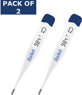 Ozocheck Digital thermometer | Fever Alarm & Beeper Alert | CE Approved for Kids & Adults DTMOL001 - 1 Thermometer