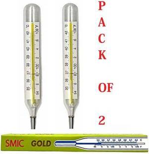 MCP Healthcare Smic Gold Smic Gold Oval Temperature Tester Oval Clinical Thermometer Thermometer