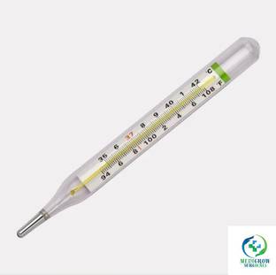 MEDIGROW Oval Thermometer for Fever Test For Clinical, Home Oval Thermometer Thermometer