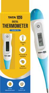TATA 1mg T1MG/DT03 Flexible Tip Digital Thermometer with One Touch Operation for Child and Adult Thermometer