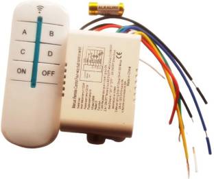 BALRAMA ON/OFF Switch Lamp, Light & Fan Smart Switch Digital Wireless Wall Remote Switch Smart Switch
