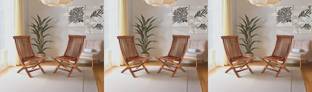Shree Jeen Mata Enterprises Solid Sheesham Wood 6 Folding Dining Chairs for Dining Room | Kitchen | Outdoor Solid Wood Dining Chair