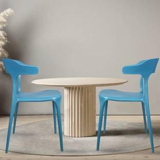 Rose Designer Chairs ROSE Vision Cafe Plastic Chairs, Restaurant Chair with Backrest, Plastic Dining Chair