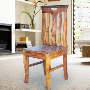 OCB Segun Wood Dining Chair NATURAL HAND POLISH Royal Class Furniture Solid Wood Dining Chair