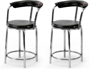 KITHANIA Multipurpose Cafeteria/Doctor/Medical/Office/Shop/Clinic/Hospital/Hotel Stool Leatherette Dining Chair
