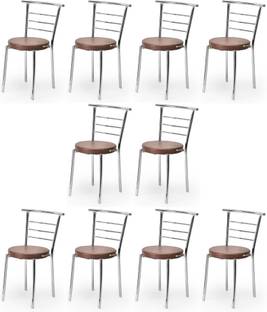 रैटिसन Comfortable Multipurpose Steel Dining/Restaurant/Home/Office/Study Chair डाइनिंग चेयर