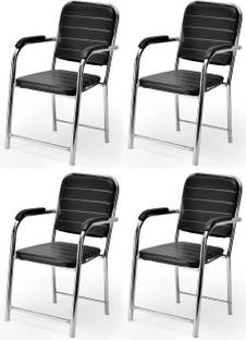 OFFICE SEATING Office Visitor Study Library Chair with arm Rest Steel Frame Cushion seat back Leatherette Office Arm Chair