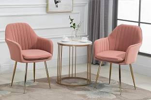 Toxigo Velvet Dining Chairs, Cushion Seat Chair for Living Room Bedroom Restaurant Fabric Dining Chair
