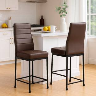 zidle Bloom Nx Premium SyntheticLeather Metal Dining Chair with Metal Legs Foam Dining Chair