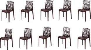 SOMRAJ Designer Web Chair Plastic Living Room Outdoor Indoor Chair Jali chair for home Plastic Dining Chair