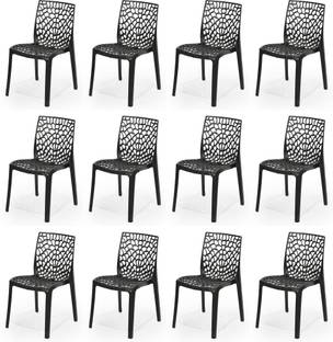 KITHANIA Designer Web Chair Plastic Living Room Outdoor Indoor Chair Gloss Finish chair Plastic Dining Chair
