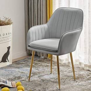 Dunkiet Velvet Dining Chairs, Cushion Seat Chair for Living Room Bedroom Restaurant Fabric Dining Chair