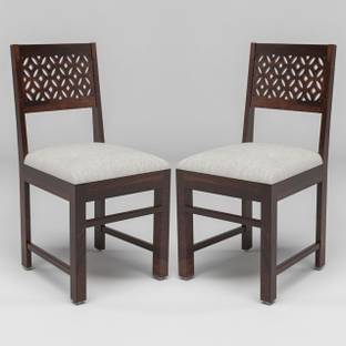 DITHA Solid Shesham Wood 2 Dining Chair For Dining Room | Kitchen | Hotel Solid Wood Dining Chair