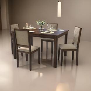 DriftingWood Solid Wood 4 Seater Dining Set