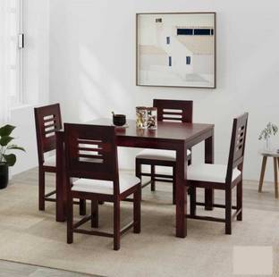 Flipkart Perfect Homes Pure Sheesham Wood Four Seater Dining Set Solid Wood 4 Seater Dining Set