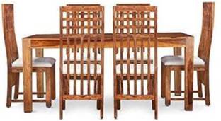 Custom Decor Solid Wood 6 Seater Dining Set