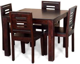 JeenWood Beautiful Dining Set In Sheesham Wood In Living Room Solid Wood 4 Seater Dining Set